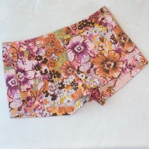 J. Crew stretch floral shorts